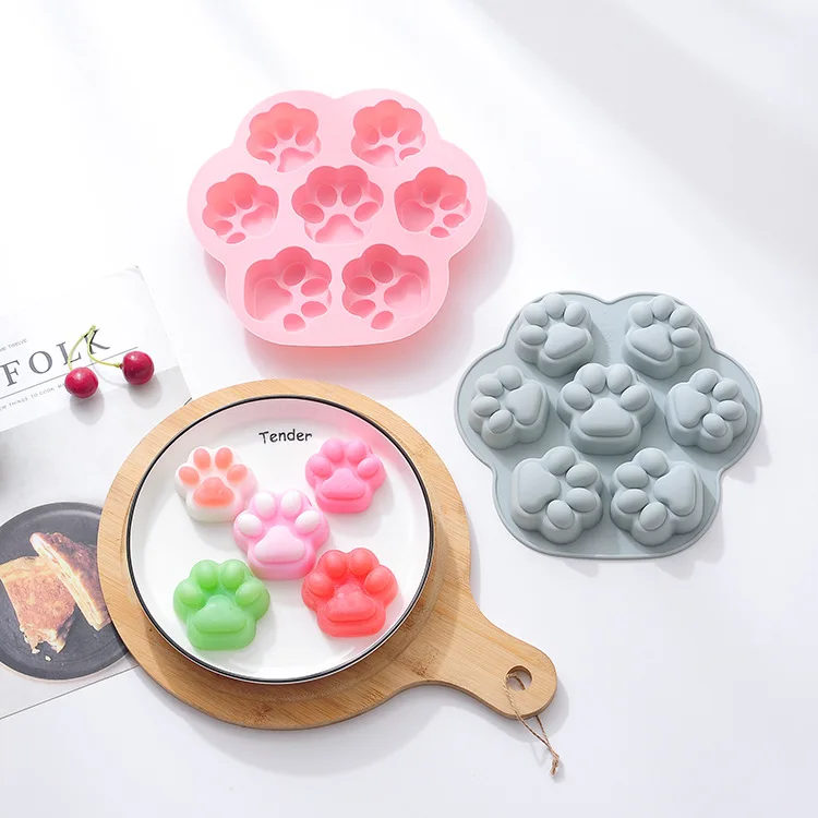 Cat's Paw Silicone Mold Mousse Cake Mold Dog's Paw Jelly Pudding Grinding Tool Epoxy DIY Handmade Soap Mold, Picture
Cat's Paw Silicone Mold Mousse Cake Mold Dog's Paw Jelly Pudding Grinding Tool Epoxy DIY Handmade Soap Mold, Picture