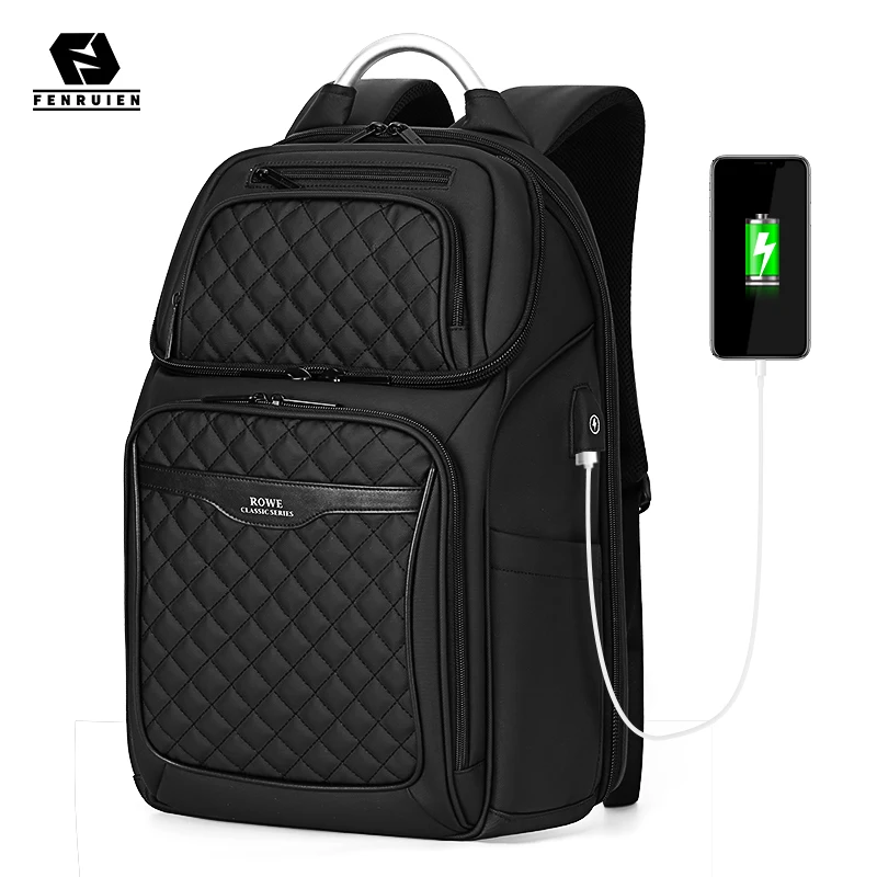 FENRUIEN Business Travel Backpack Men Multifunction Large Capacity Backpacks USB Charging 17 Inch Laptop Backpack bags Mochila, Black
FENRUIEN Business Travel Backpack Men Multifunction Large Capacity Backpacks USB Charging 17 Inch Laptop Backpack bags Mochila, Black