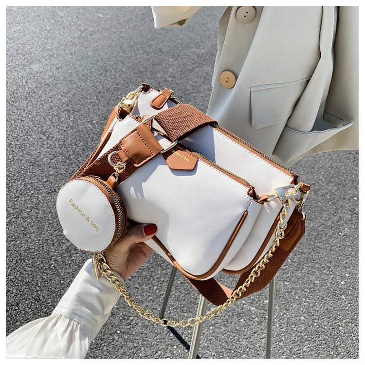 3 Bags/Set Designer Lady Small Wide Strap Messenger Purse Crossbody Shoulder Bag for Women, Picture
3 Bags/Set Designer Lady Small Wide Strap Messenger Purse Crossbody Shoulder Bag for Women, Picture