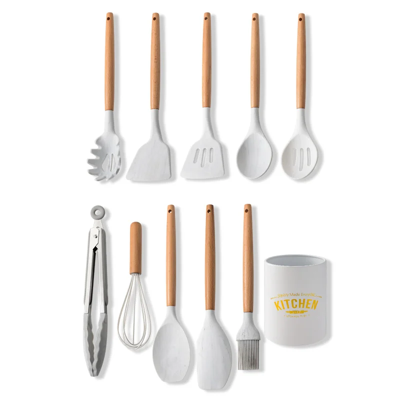 2021 Hot Selling Cooking Tools Food Grade Eco-Friendly Silicone Kitchen Accessories Cook Utensils Set, Green pink black red or custom
2021 Hot Selling Cooking Tools Food Grade Eco-Friendly Silicone Kitchen Accessories Cook Utensils Set, Green pink black red or custom