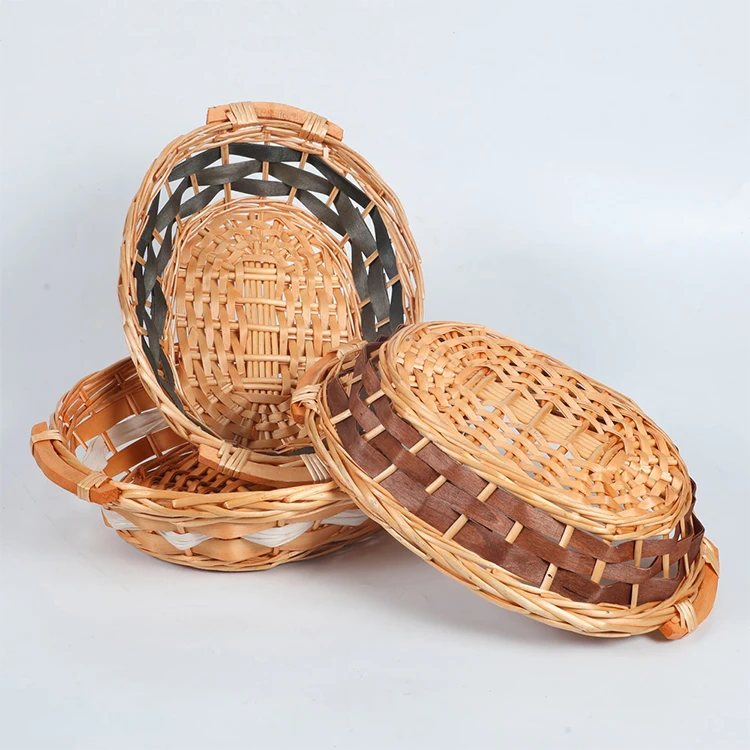 Italy hot selling cheap wholesale wicker woven fruit basket tray wood chip bread basket handmade customized gift basket storage, Customizable
Italy hot selling cheap wholesale wicker woven fruit basket tray wood chip bread basket handmade customized gift basket storage, Customizable