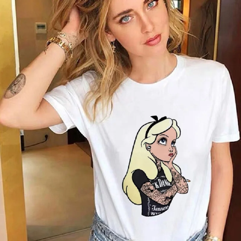 2021 Women Cotton Fabric T-Shirts Princess print of t-shirts Cotton T Shirt, Solid color
2021 Women Cotton Fabric T-Shirts Princess print of t-shirts Cotton T Shirt, Solid color