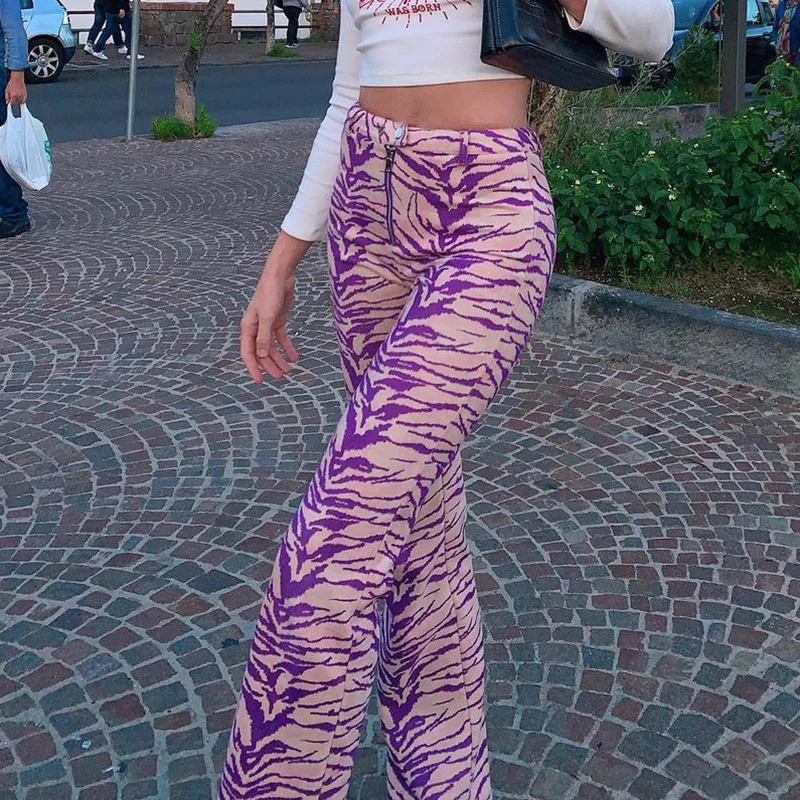 Women High Waist Contrast Pants Zipper Front Pink Trousers 2020 New Casual Workout Winter Fall Trousers
Women High Waist Contrast Pants Zipper Front Pink Trousers 2020 New Casual Workout Winter Fall Trousers