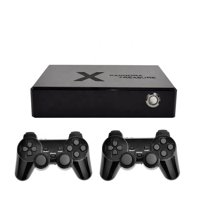 Pandora's box 32-bit retro classic X video game console with two game controllers for family, Black
Pandora's box 32-bit retro classic X video game console with two game controllers for family, Black
