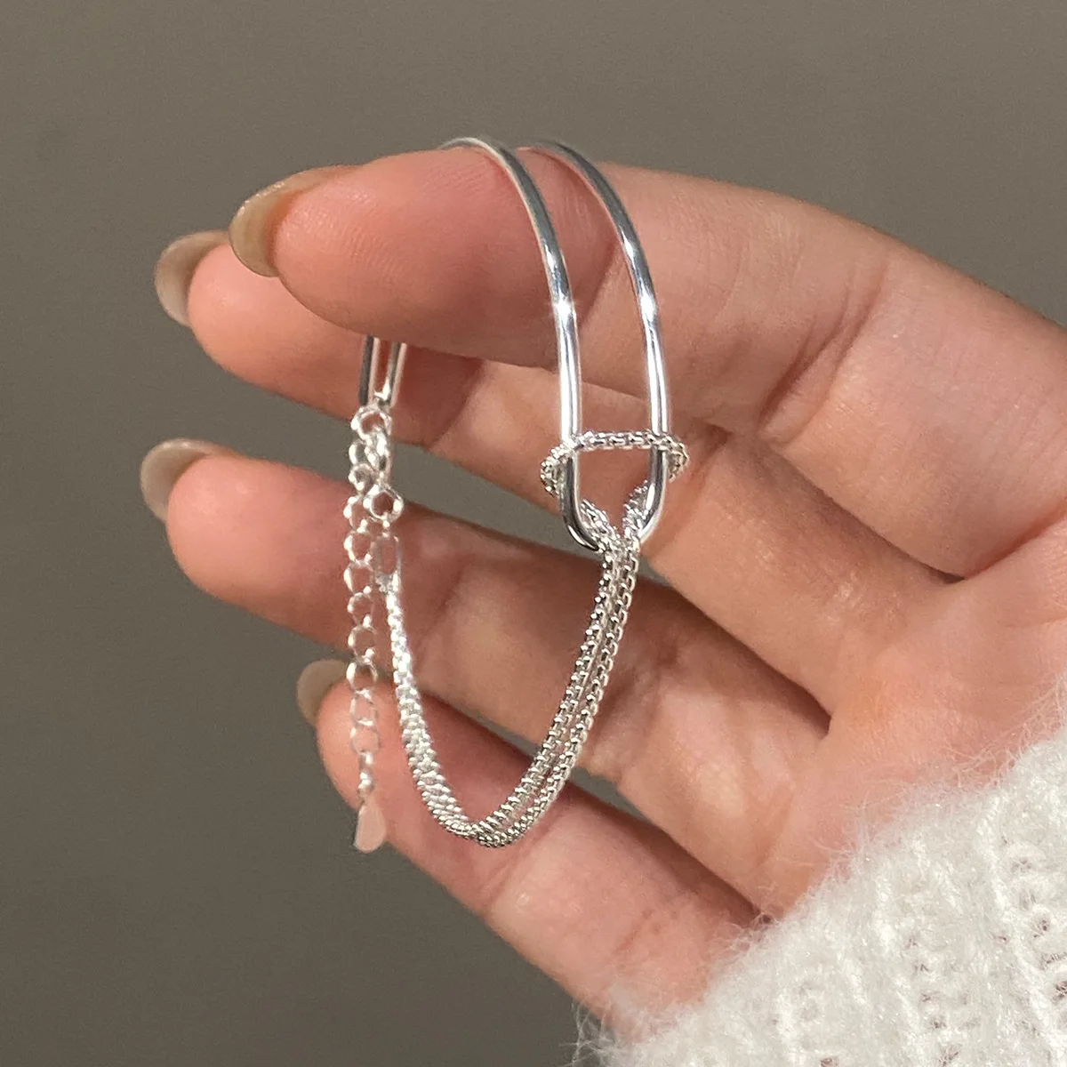 Chill Fashion Double Layered Cross Korean Simple INS 925 Sliver Chain Bracelet for Women Girls Hand Jewelry S6282
Chill Fashion Double Layered Cross Korean Simple INS 925 Sliver Chain Bracelet for Women Girls Hand Jewelry S6282