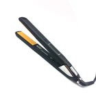 Wholesale private label gold hair straightener professional ceramic flat iron hair straightener