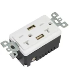 American standard BAS20 2USB 20A 125V decorative modular usb electrical socket