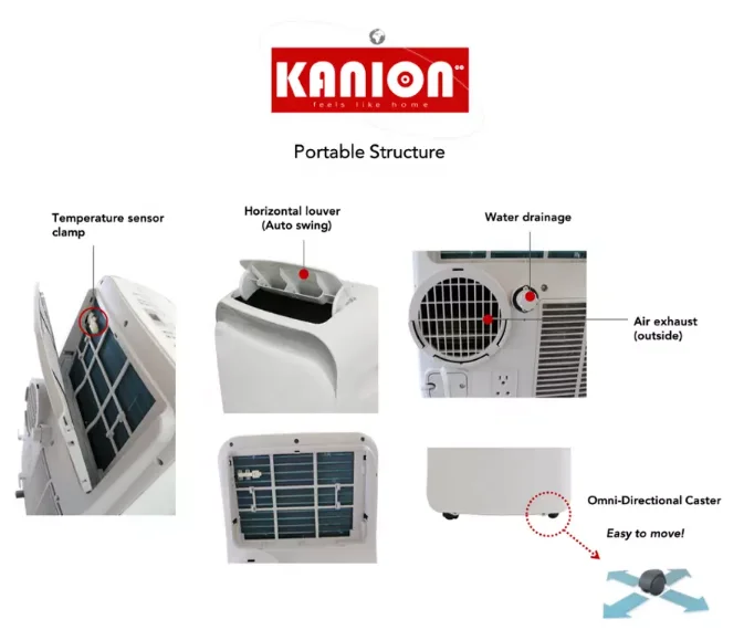 Portable Air Conditioner, 9000, BTU - detail 12