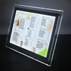 Factory personalized custom acrylic sign holder led menu board light boxs