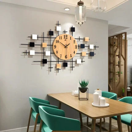 Handmade Large Wooden New Design Wall Clock Silent Wall Clock For Hotel and Livng room large wall clock, As photo show
Handmade Large Wooden New Design Wall Clock Silent Wall Clock For Hotel and Livng room large wall clock, As photo show