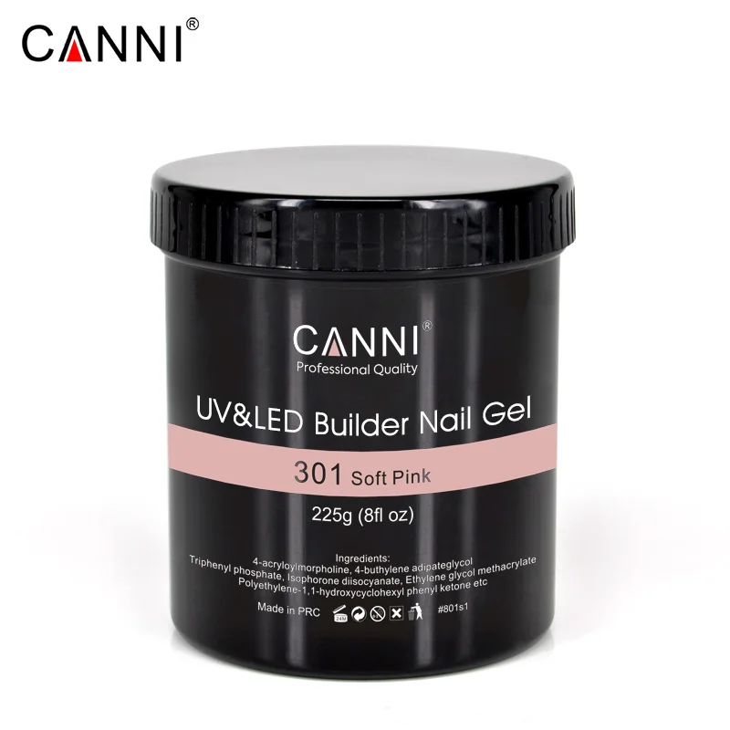 

CANNI 225G soak off sculpture camouflage gel lacquer venalisa jelly extension poly gel 25 colors private labeling thin led gel