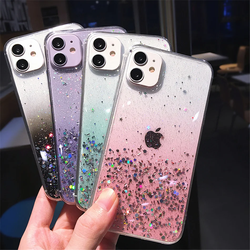 Phone Case For iPhone 13 12 11 6 6s 7 8 Plus X XR 11Pro XS Max Transparent Cute Glitter gradient TPU For iPhone 12 Cover, Colorful
Phone Case For iPhone 13 12 11 6 6s 7 8 Plus X XR 11Pro XS Max Transparent Cute Glitter gradient TPU For iPhone 12 Cover, Colorful