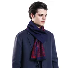 Men's fashion autumn and winter geometric scarf versatile neck warm scarf men