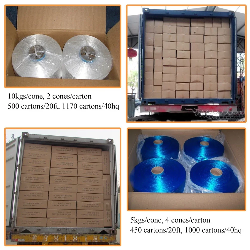 Black Color Fire Retardant Flame Retardant Polypropylene Yarn