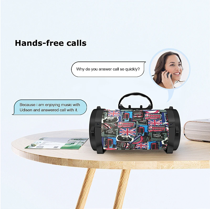 New portable indoor/outdoor wireless Bluetooth mini speaker for home - ANKUX.COM