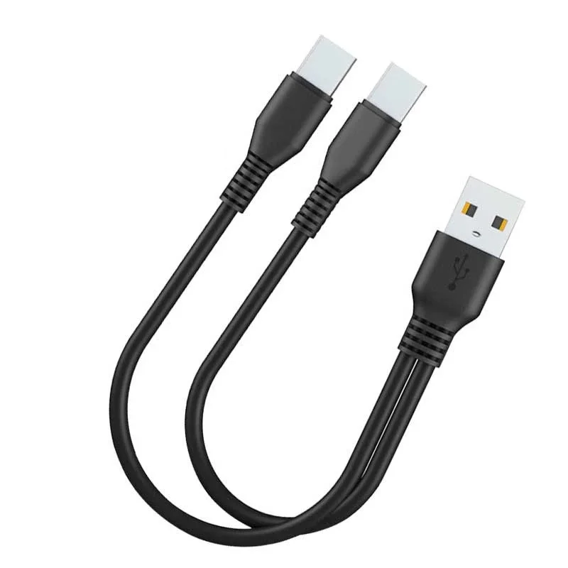 2 in 1 Micro USB Cable Type C Charging Cable 0.25m Short Mobile Phone Cable 
2 in 1 Micro USB Cable Type C Charging Cable 0.25m Short Mobile Phone Cable