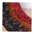 High Quality Soft Floral Digital Printing Breathable Silk Flower 100% Polyester Chiffon Fabric