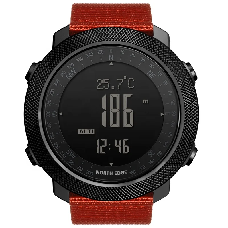 North Edge APACHE water resistant colorful band smart sports Watch for young people, Red, orange, khaki, blue, green, black
North Edge APACHE water resistant colorful band smart sports Watch for young people, Red, orange, khaki, blue, green, black
