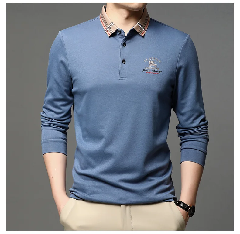 2021 Custom blank long sleeve 100% cotton polo shirts free design embroidery and printed logo leisure Golf Polo Shirt for work, Claret, royal blue, black
2021 Custom blank long sleeve 100% cotton polo shirts free design embroidery and printed logo leisure Golf Polo Shirt for work, Claret, royal blue, black