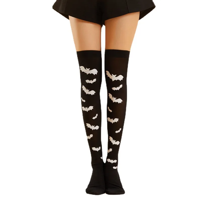 Sheer Nylon Transparent White Black Skeleton Heart Striped Printed Women Over The Knee Thigh High Socks, 11 colors
Sheer Nylon Transparent White Black Skeleton Heart Striped Printed Women Over The Knee Thigh High Socks, 11 colors