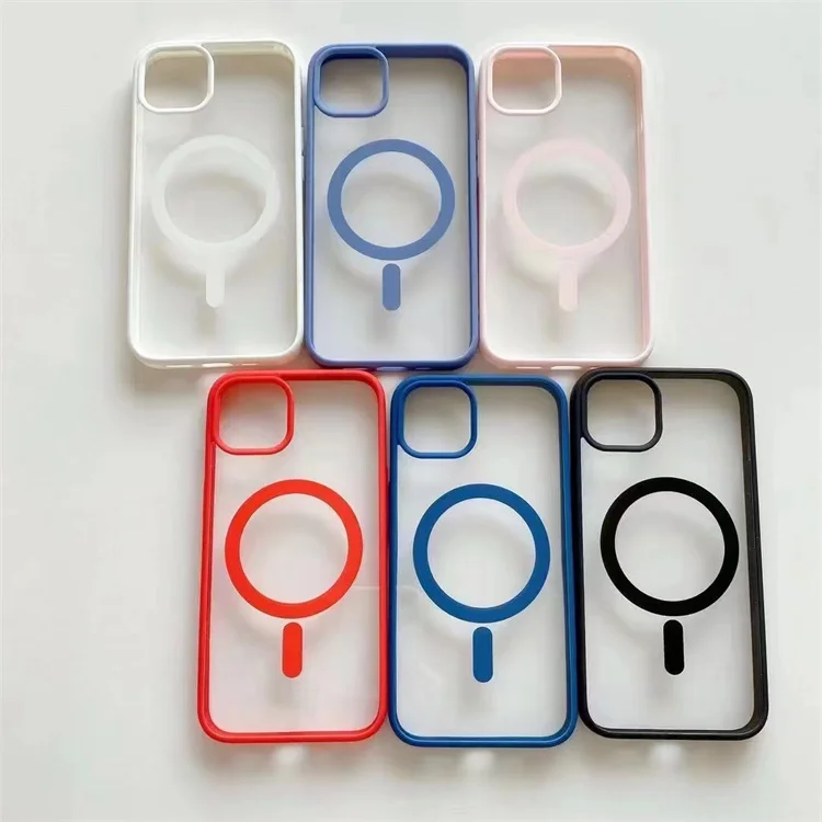 Strong Magnetic Transparent Phone Case for iPhone 11 12 13 Pro Max for Magnetic Wireless Charging PC and TPU Mobile Case
Strong Magnetic Transparent Phone Case for iPhone 11 12 13 Pro Max for Magnetic Wireless Charging PC and TPU Mobile Case