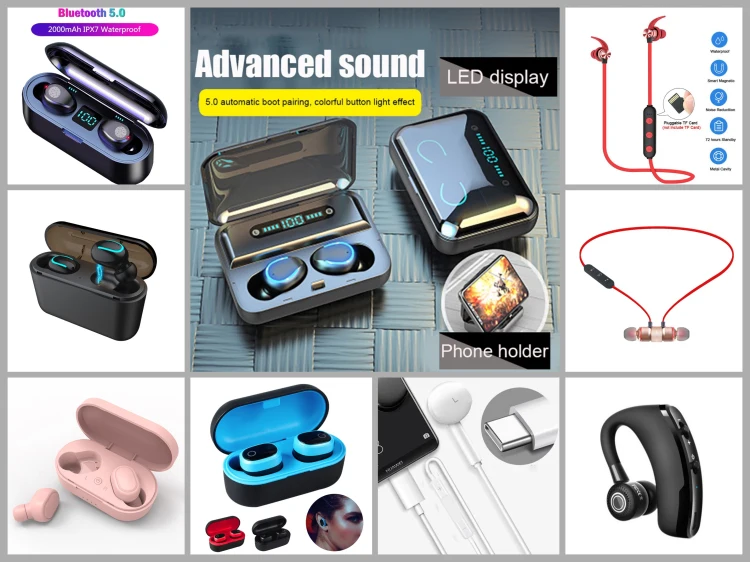 M1 Earphone Waterproof Earbuds Bluetooth Wireless Earbuds with Charging Box for Xiaomi - ANKUX.COM