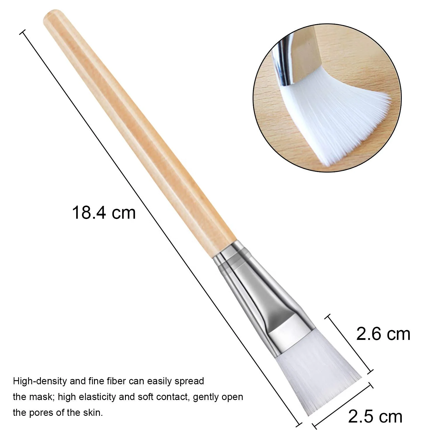 Wholesale Hot Sale Single Bamboo Mask Brush Private Logo Wooden Facial Mask Brush Beauty Salon Tool
Wholesale Hot Sale Single Bamboo Mask Brush Private Logo Wooden Facial Mask Brush Beauty Salon Tool