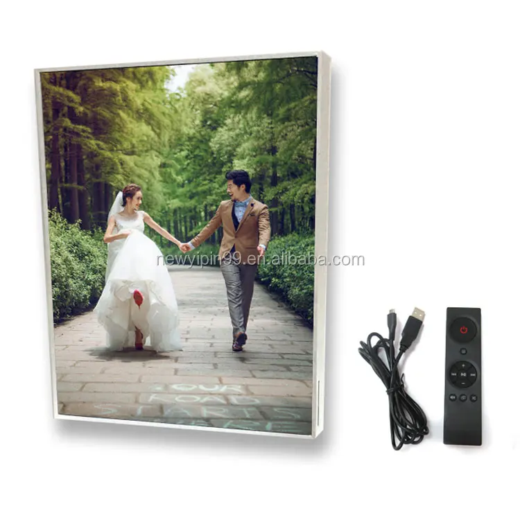 Custom Wall Picture Frame Bluetooth Speaker Multifunction Mural Speaker Wireless Flat Panel Speaker with Remote Control - ANKUX.COM
