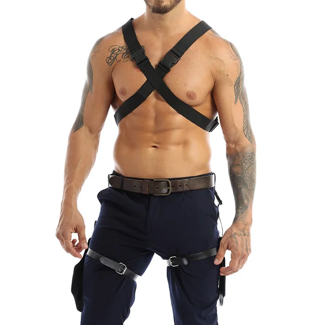 Hot Sale Halloween Cosplay Costumes Mens Leather Dual Sword Carrying Back Scabbard Accessories
Hot Sale Halloween Cosplay Costumes Mens Leather Dual Sword Carrying Back Scabbard Accessories