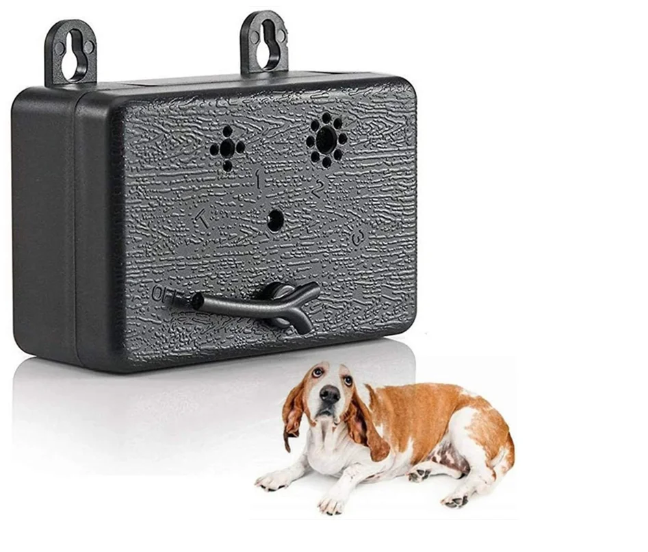

Anti Barking Control Device,Ultrasonic Dog Bark Deterrent Upgrade Mini Sonic Anti-bark Repellent 50 FT Range, Black