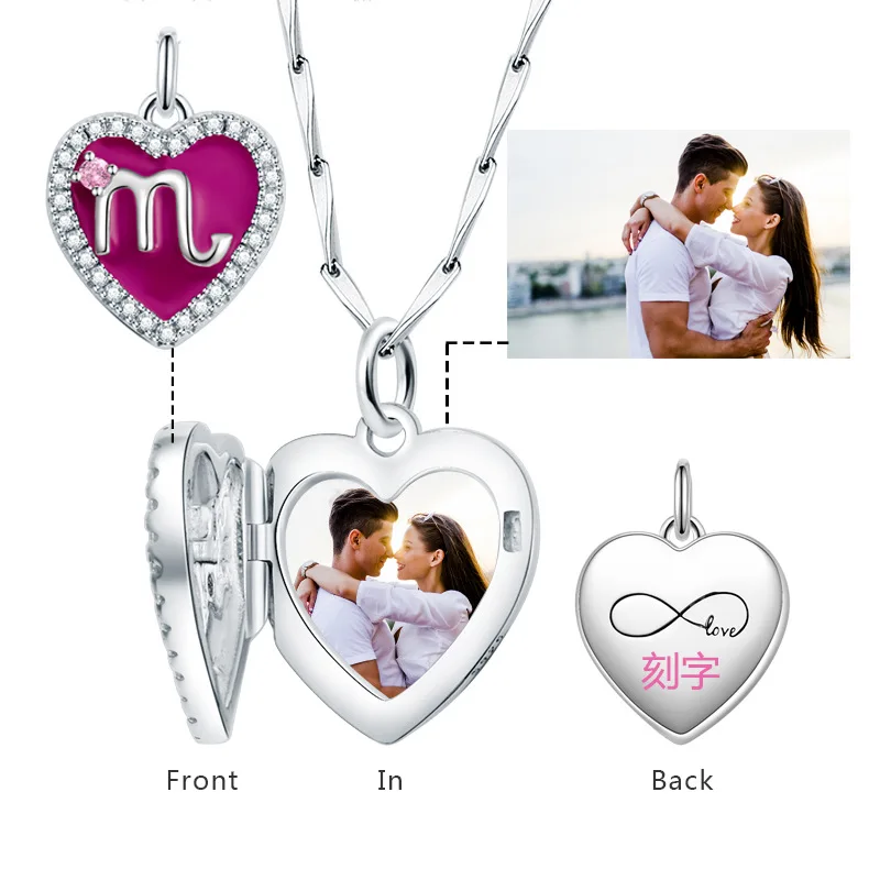 Hot Sale Jewelry S925 Zodiac Custom Color Photo Logo Enamel Friendship Twelve constellation Necklace, As the picture
Hot Sale Jewelry S925 Zodiac Custom Color Photo Logo Enamel Friendship Twelve constellation Necklace, As the picture