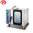 Commercial gas Kitchen pizza Bread 5-pan Baking Convection Oven