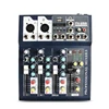 Small cheap price digital audio mixer machine updated F4 series audio music mixer console with USB mini dj mixer