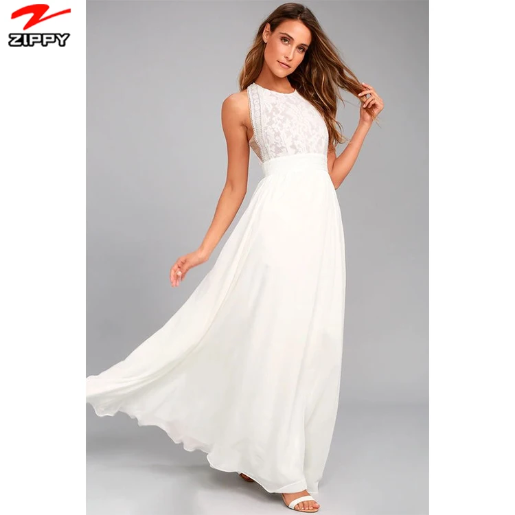 Hot Sale Women Bud silk Sleeveless Evening Party Wedding Dresses Woman White Lace Maxi dress casual, Customized color
Hot Sale Women Bud silk Sleeveless Evening Party Wedding Dresses Woman White Lace Maxi dress casual, Customized color