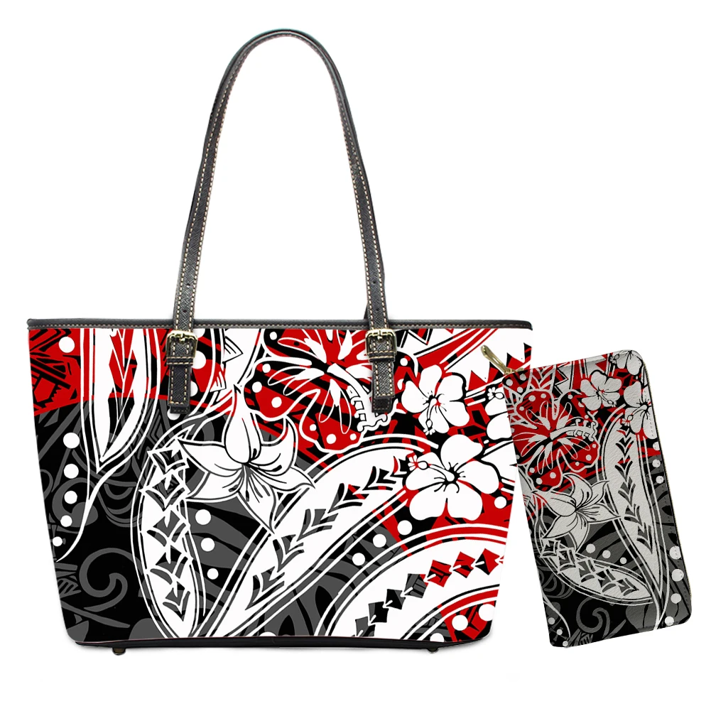 Fashion Trends Ladies Bags Ladies Handbag Custom Logo Purses And Handbags Set Polynesian Tribal Red And Black Handbags For Women, Customized color
Fashion Trends Ladies Bags Ladies Handbag Custom Logo Purses And Handbags Set Polynesian Tribal Red And Black Handbags For Women, Customized color