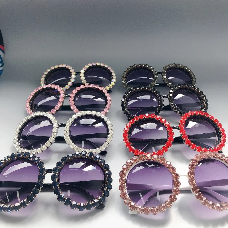 2021 Hot sales custom logo private label fashion round luxury shades bling diamond sun glasses crystal women sunglasses trendy, Custom colors
2021 Hot sales custom logo private label fashion round luxury shades bling diamond sun glasses crystal women sunglasses trendy, Custom colors