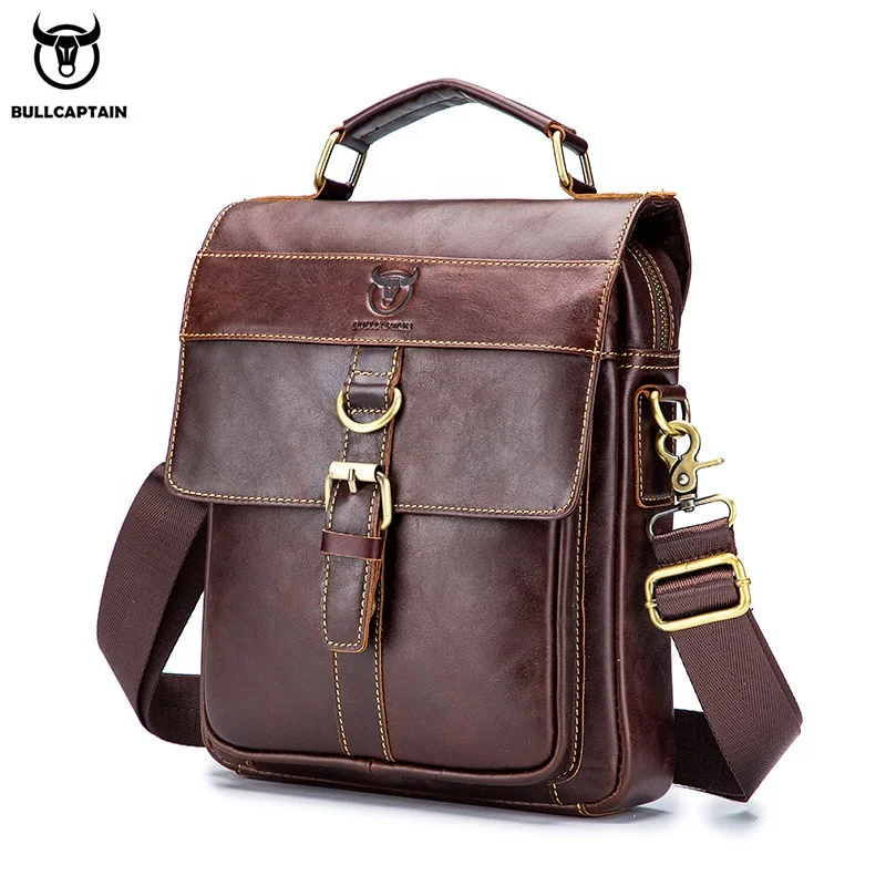 BULLCAPTAIN The first layer of leather men's single shoulder messenger tablet mobile phone leather business portable briefcase
BULLCAPTAIN The first layer of leather men's single shoulder messenger tablet mobile phone leather business portable briefcase