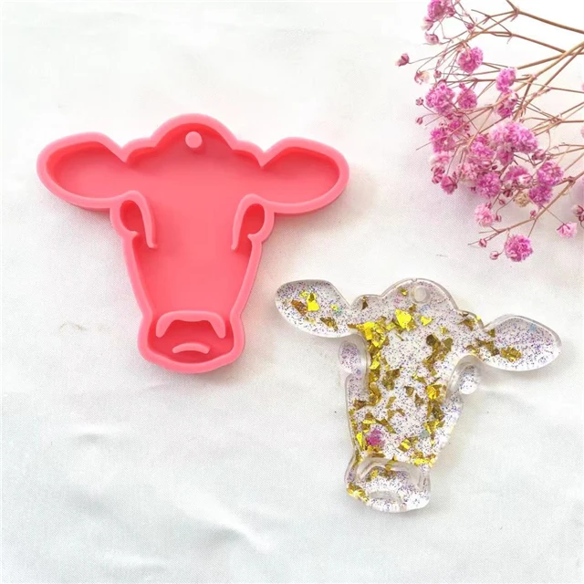A172 Free Sample Shiny Animal Head Pendant Mould Cow Head Silicone Keychain Mold, Stock or customized
A172 Free Sample Shiny Animal Head Pendant Mould Cow Head Silicone Keychain Mold, Stock or customized