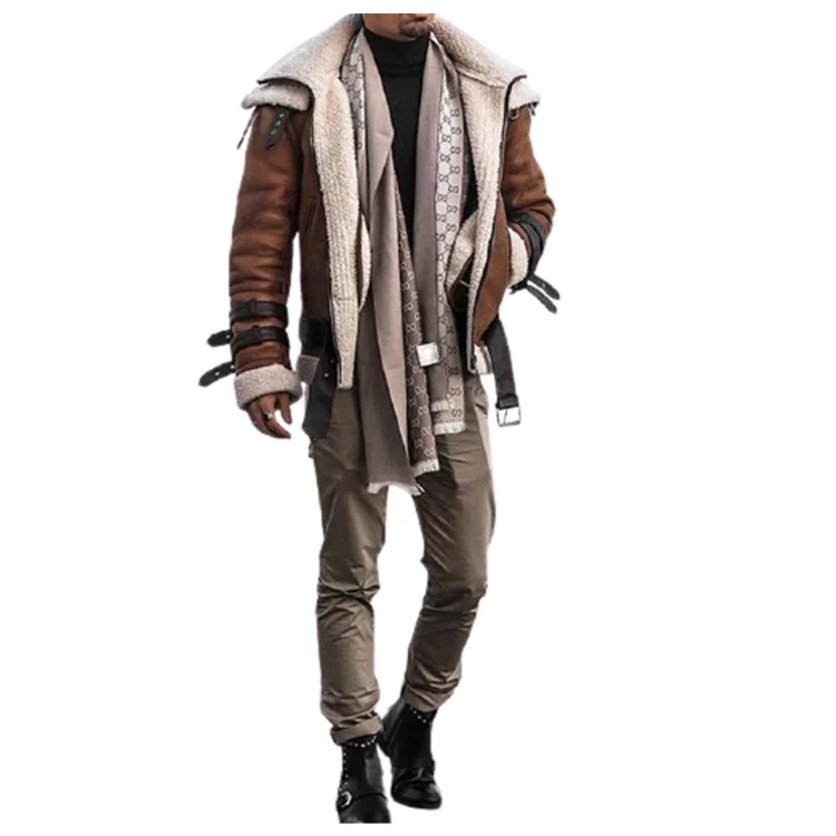 BIG AND TALL JACKET Flight Suit Leather Leather Locomotive Sheep Leather Jacket Thick Coat Windbreaker
BIG AND TALL JACKET Flight Suit Leather Leather Locomotive Sheep Leather Jacket Thick Coat Windbreaker