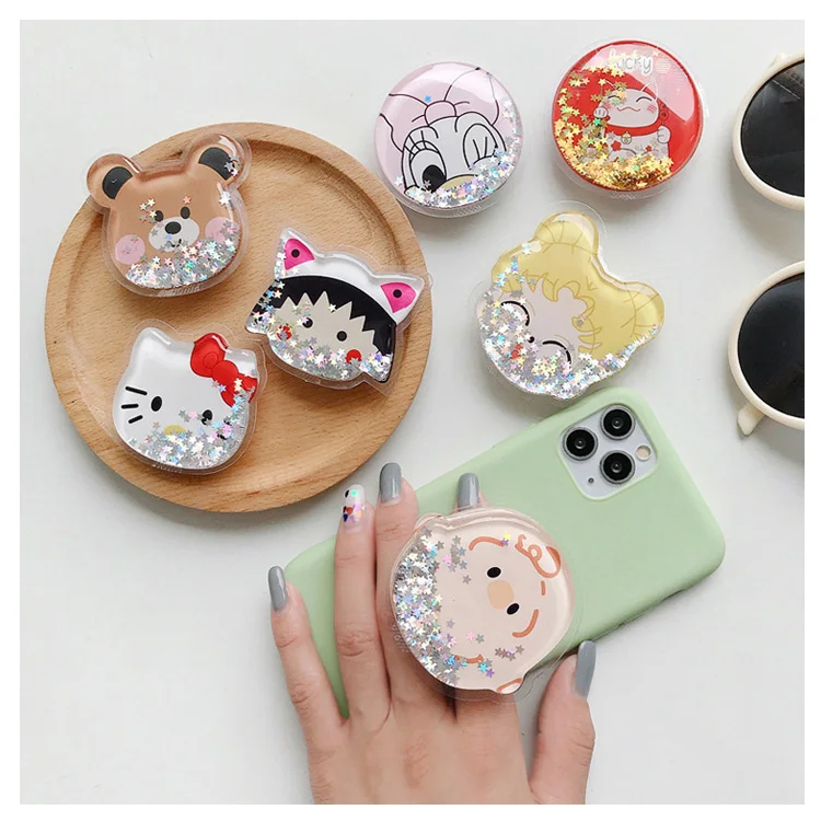Amazon Hot Sale Custom Logo Quicksand Collapsible Finger Ring Mobile Phone Holder Stand Folding For Cell Phone Holder, 5 colors
Amazon Hot Sale Custom Logo Quicksand Collapsible Finger Ring Mobile Phone Holder Stand Folding For Cell Phone Holder, 5 colors