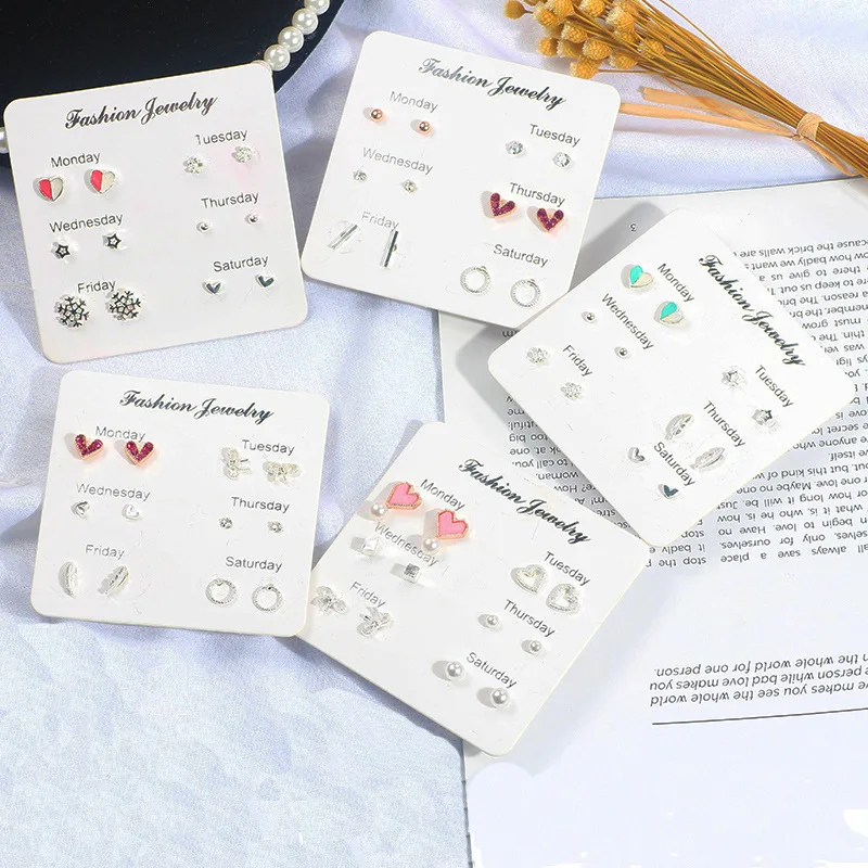 Snowflake Flower Crystal Pearl Earrings One Week Minimalist Earrings Set Christmas Gift Earrings set, Picture
Snowflake Flower Crystal Pearl Earrings One Week Minimalist Earrings Set Christmas Gift Earrings set, Picture