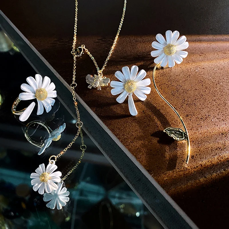 flower bee fashion women jewelry set jewelry