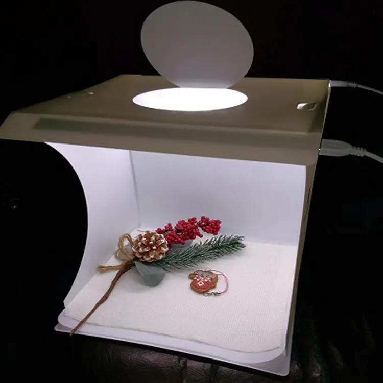20cm photo studio 2 LED panels 1100LM Collapsible Cubic Table top light box Softbox Lighting Kit with 6 Colors Filter backdrops
20cm photo studio 2 LED panels 1100LM Collapsible Cubic Table top light box Softbox Lighting Kit with 6 Colors Filter backdrops
