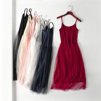 New dress skirt with shoulder-straps in the summer of 2020 women sleeveless dress milk silk dress code
New dress skirt with shoulder-straps in the summer of 2020 women sleeveless dress milk silk dress code