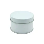 Hot sale cheap white scented candle tin jar