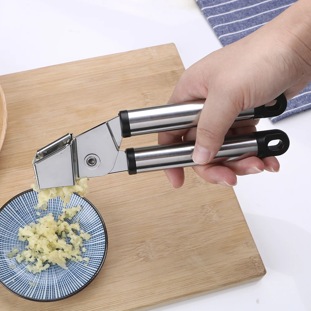 Manual Household Garlic Press Stainless Steel Garlic Masher Kitchen Accessories, As photo
Manual Household Garlic Press Stainless Steel Garlic Masher Kitchen Accessories, As photo