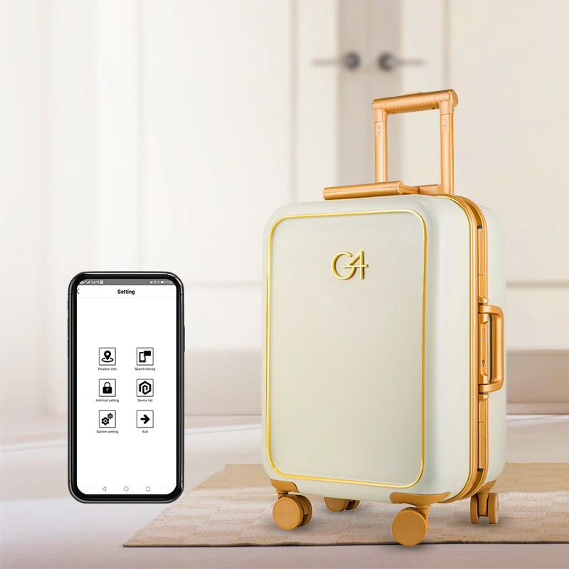 High Quality Low Price Self-Locking Smart Suitcase Automatic Weighing GPS Soft Luggage
High Quality Low Price Self-Locking Smart Suitcase Automatic Weighing GPS Soft Luggage