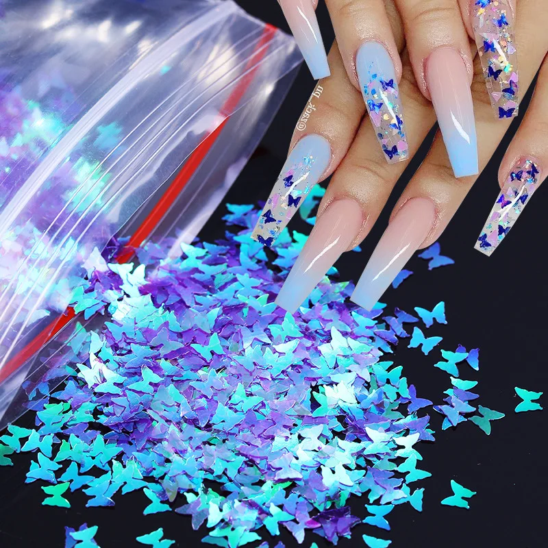 Hot sale 3d holographic sequins nail art flakes shape design adhesive laser butterfly nail glitter for arts and crafts accessori, 22 colors
Hot sale 3d holographic sequins nail art flakes shape design adhesive laser butterfly nail glitter for arts and crafts accessori, 22 colors