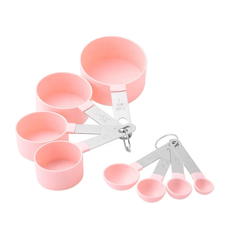 Stainless Steel Measuring Cup 8 Piece Set Plastic Measuring Spoon Measuring Spoon Baking Set
Stainless Steel Measuring Cup 8 Piece Set Plastic Measuring Spoon Measuring Spoon Baking Set