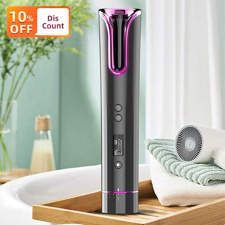 Private Label Mini Professional Rotating Wireless Curling Iron Hair Curler Cordless No Heat Automatic Hair Curler, Black
Private Label Mini Professional Rotating Wireless Curling Iron Hair Curler Cordless No Heat Automatic Hair Curler, Black